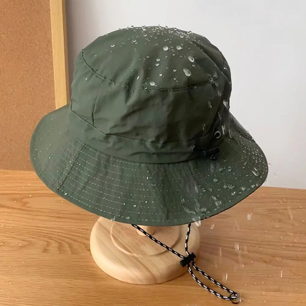 Wasserdichter Fischerhut breitkrempig mit UV-Schutz für Outdoor