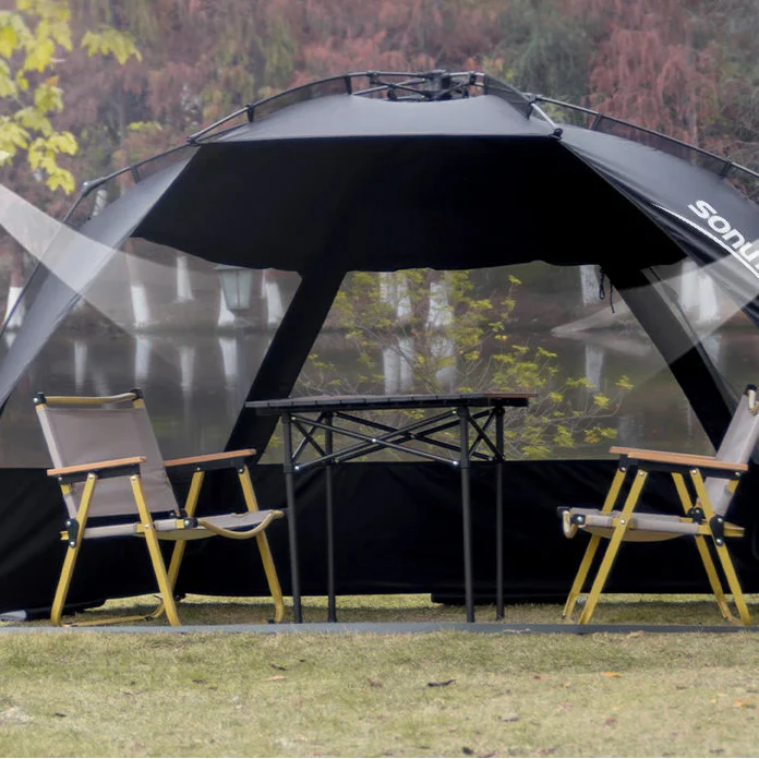 Automatische Pop Up Strandmuschel für 3-4 Personen mit UV-Schutz