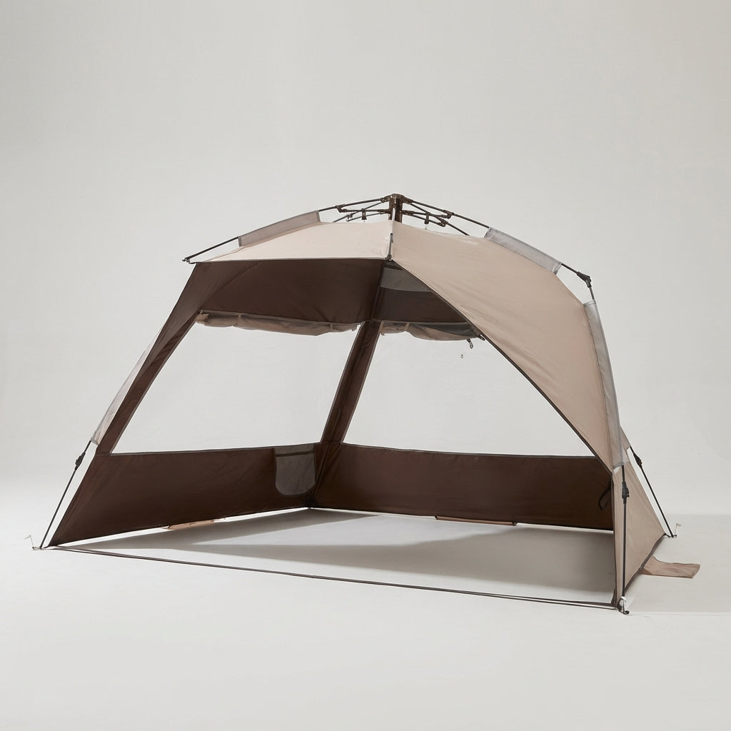 Automatische Pop Up Strandmuschel für 3-4 Personen mit UV-Schutz