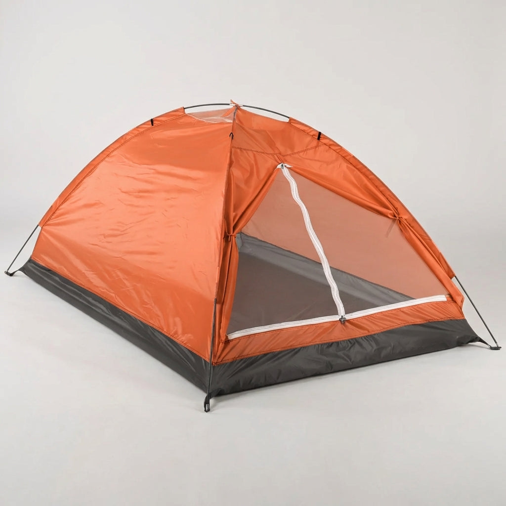 Leichtes 2-Personen-Kuppelzelt mit Tarnmuster für Camping und Outdoor