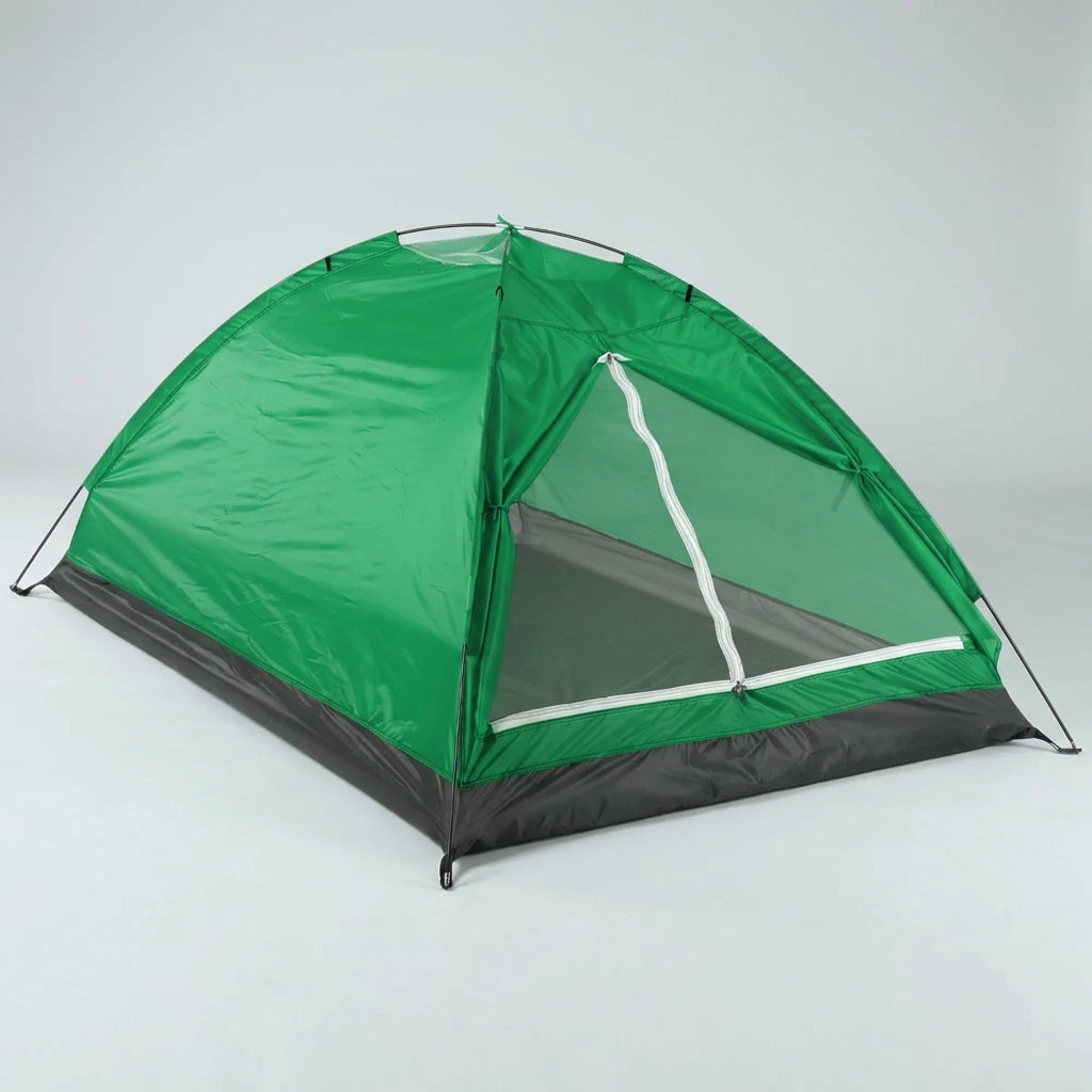 Leichtes 2-Personen-Kuppelzelt mit Tarnmuster für Camping und Outdoor