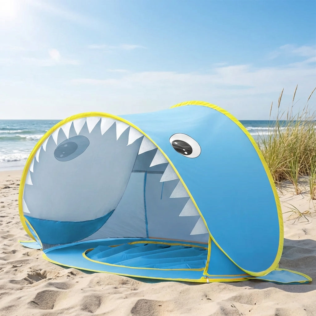 Pop-Up Strandzelt Kinder mit UV-Schutz und Planschbecken
