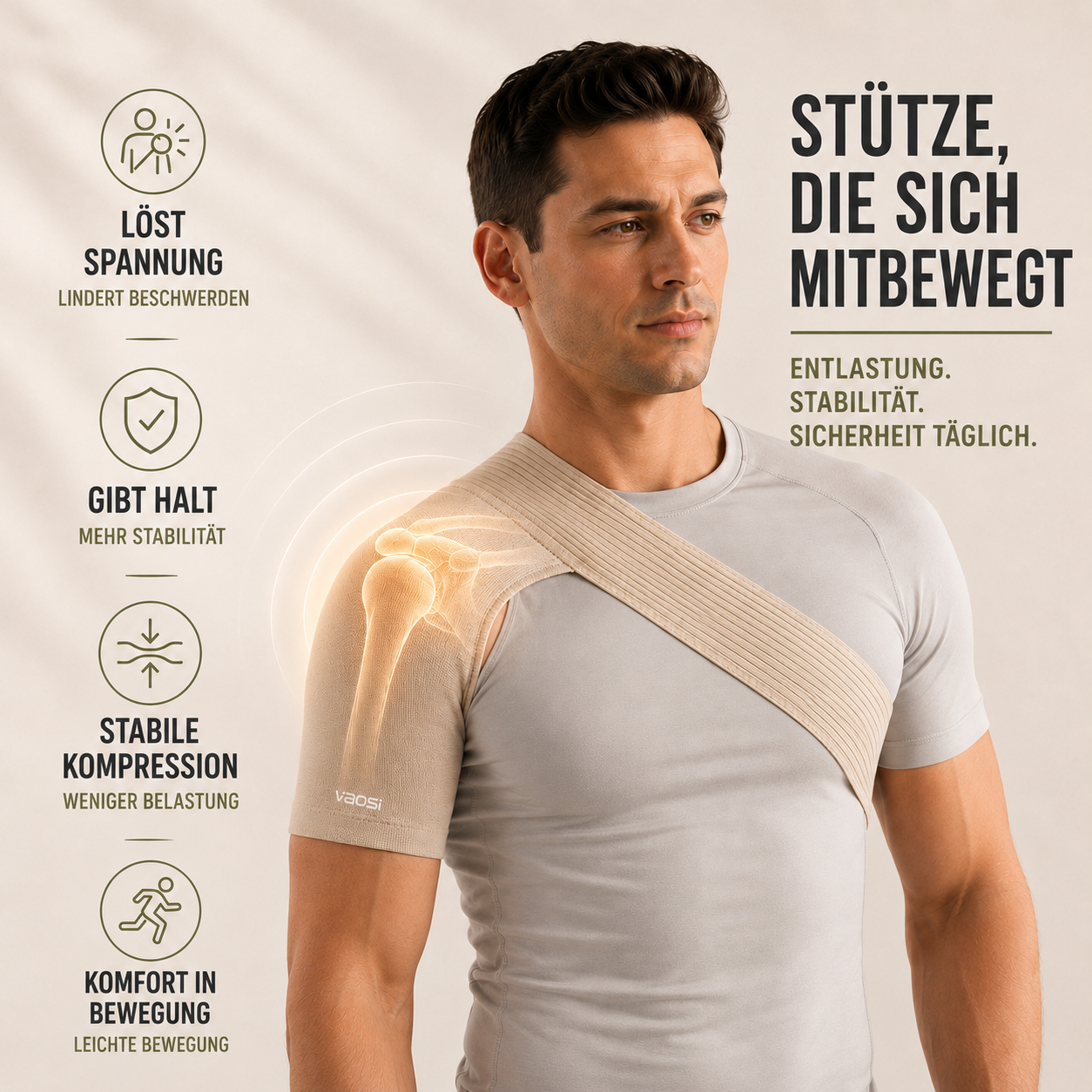 Nordspur | Shouldrax Elastische Schulterstütze