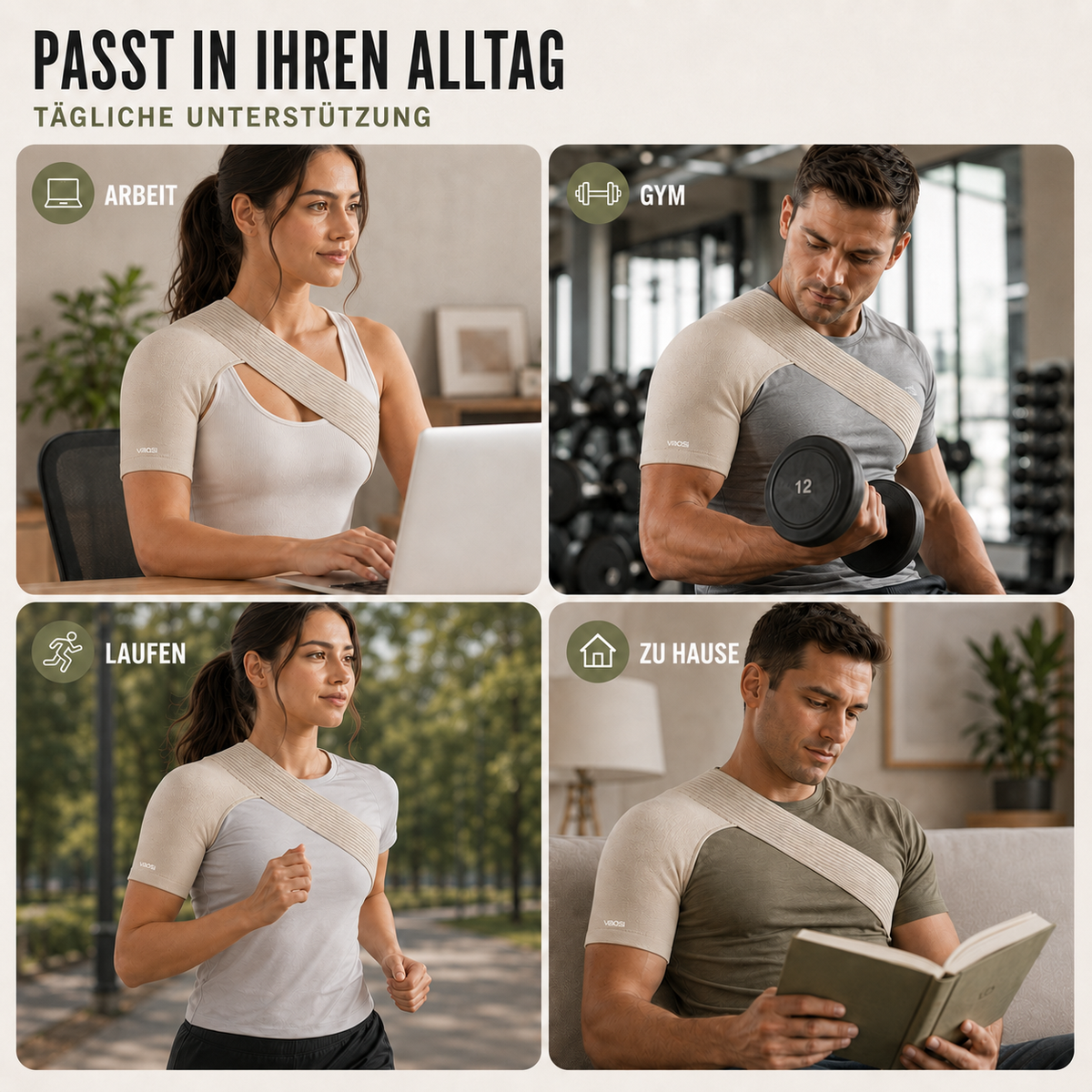 Nordspur | Shouldrax Elastische Schulterstützenhülse