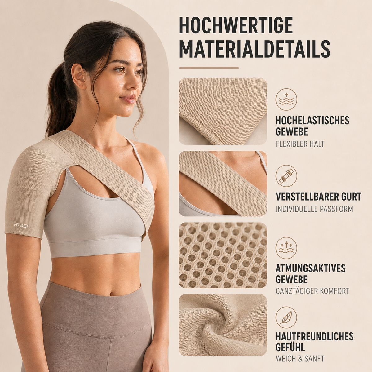 Nordspur | Shouldrax Elastische Schulterstützenhülse