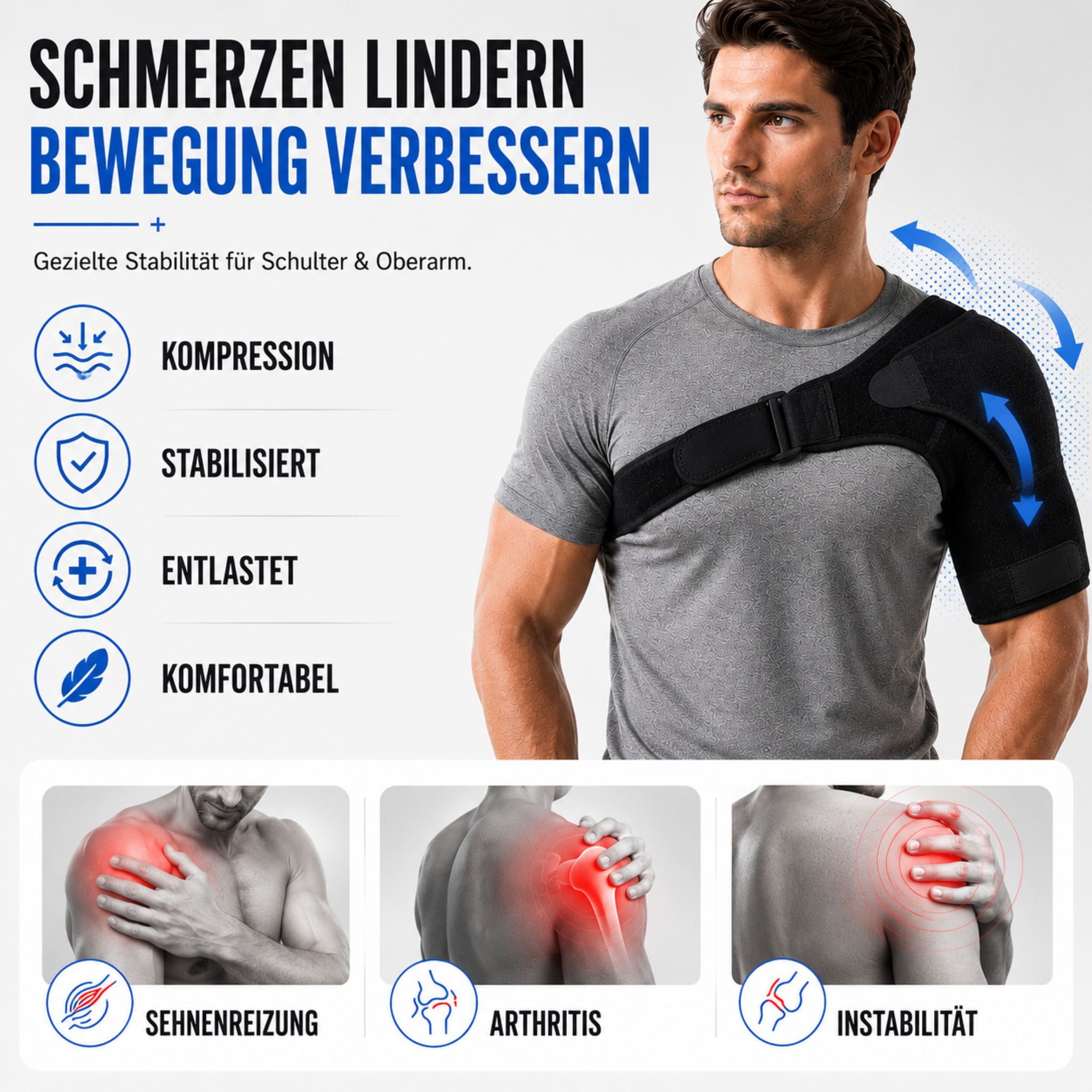 Nordspur | Shouldrax Verstellbare Schulterstützbandage