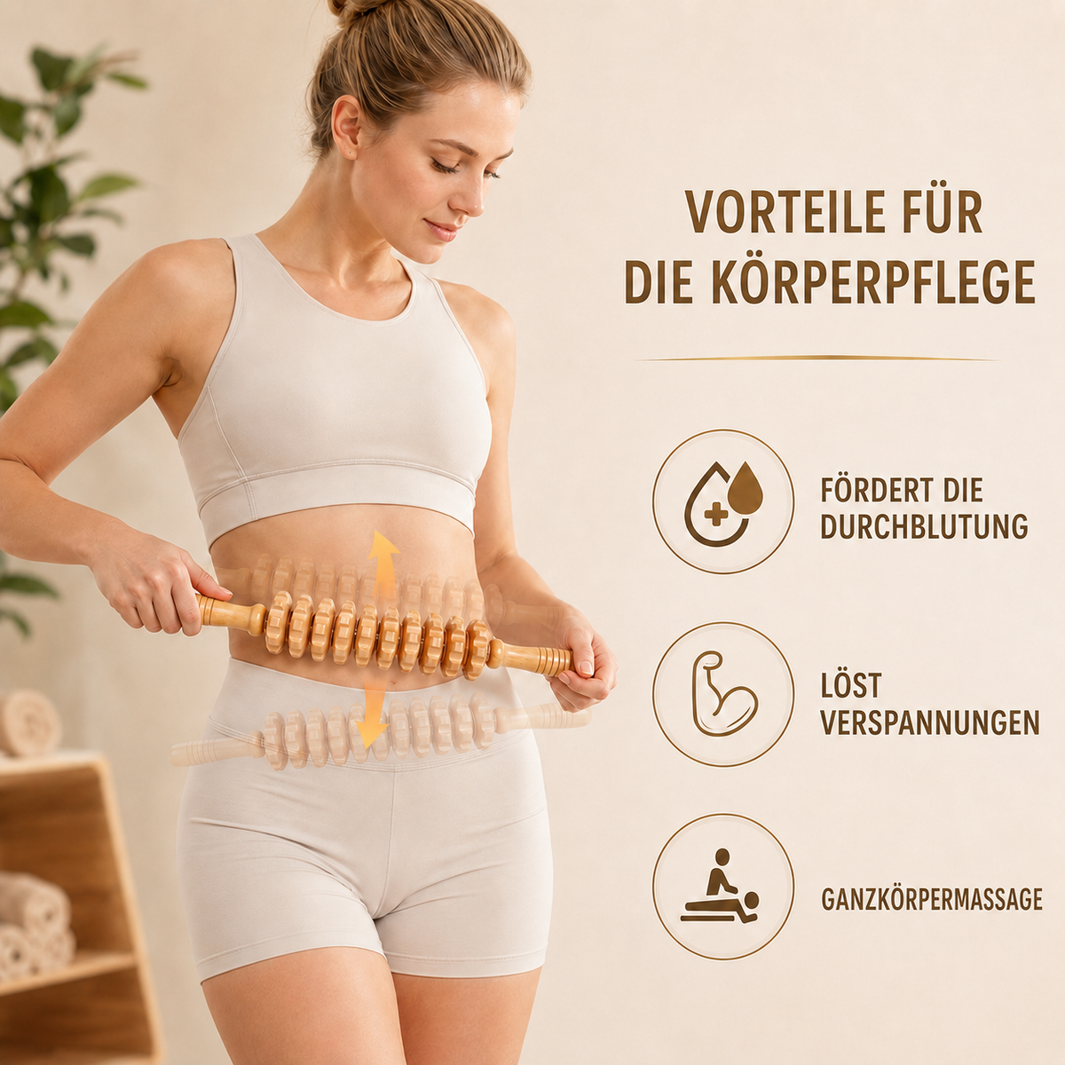 Nordspur | Silvoroam Gebogene Holz-Körperrolle