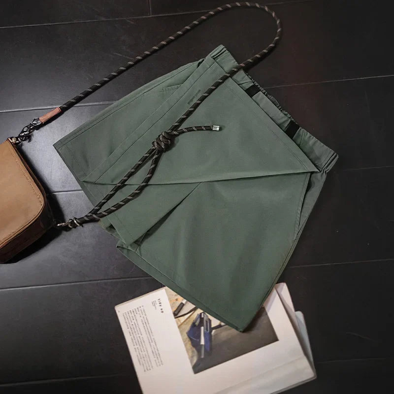 Damen A-Linien-Skort mit integrierten Shorts für Wandern und Freizeit