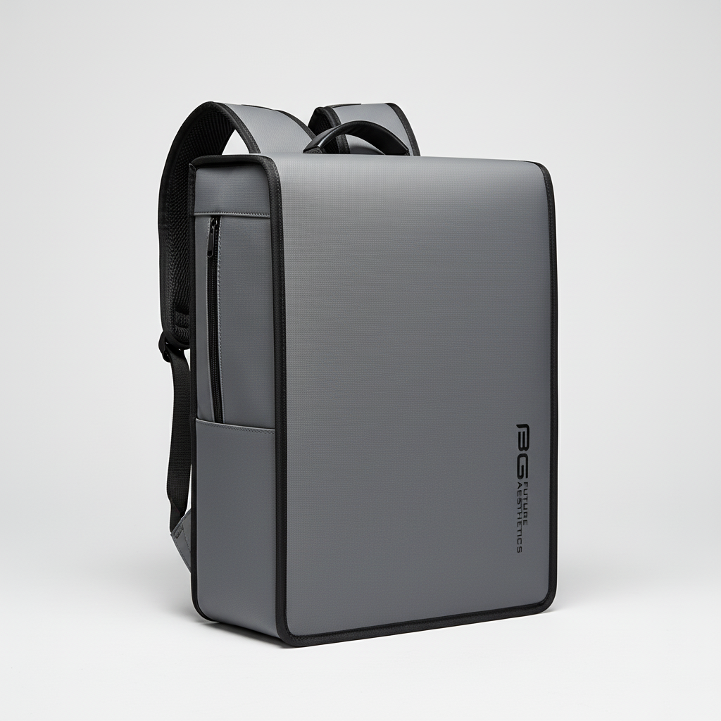Schlanker Business Rucksack wasserabweisend mit gepolstertem Laptopfach