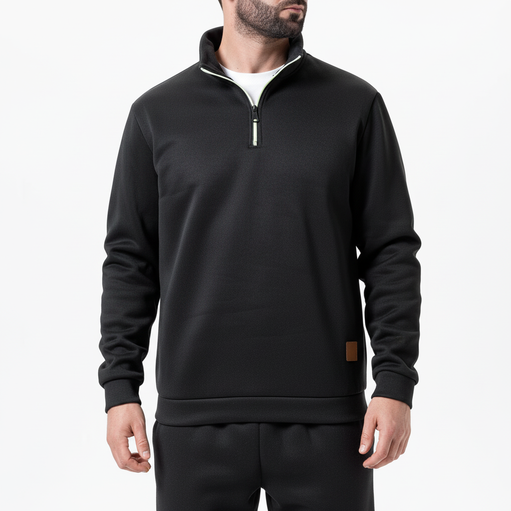 Nordspur | Slim Fit Quarter Zip Pullover