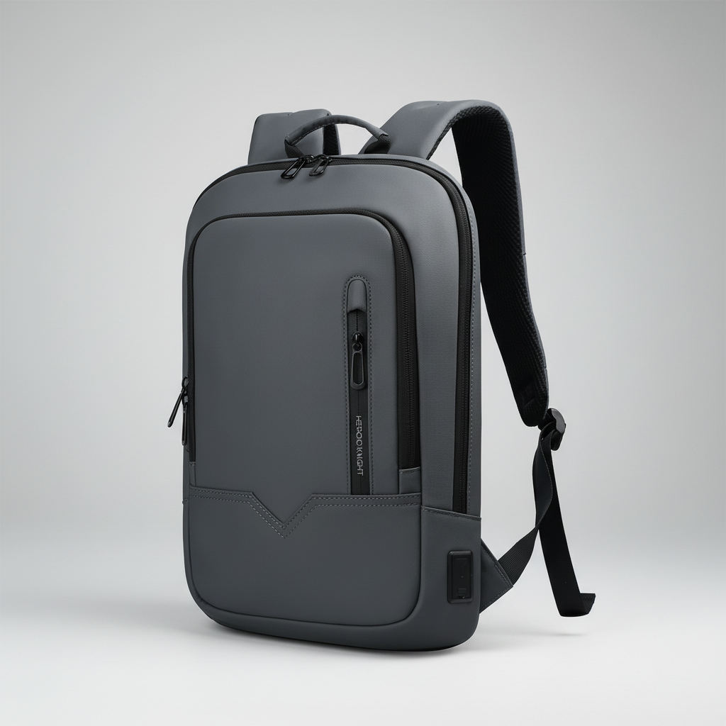 Laptop-Rucksack schmal wasserabweisend mit Ladeport Pendlerrucksack