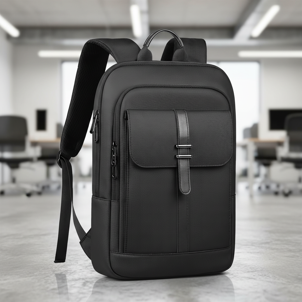Wasserdichter Laptop-Rucksack mit Anti-Diebstahl-Tasche und gepolstertem Laptopfach
