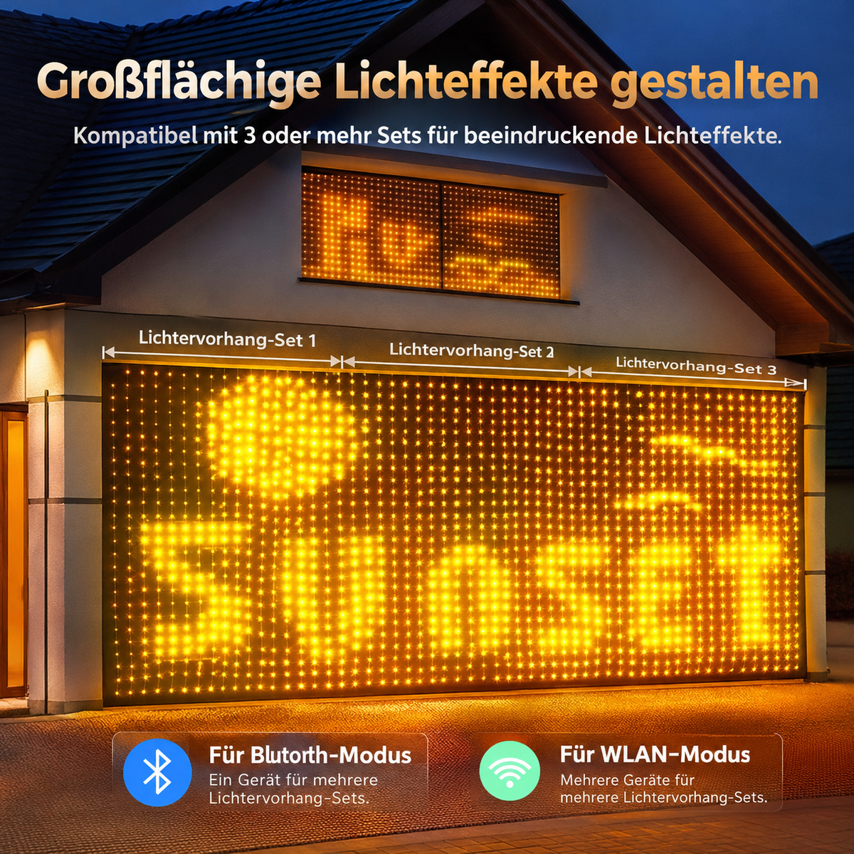 Nordspur | Smart RGBIC Outdoor-LED-Netzleuchten