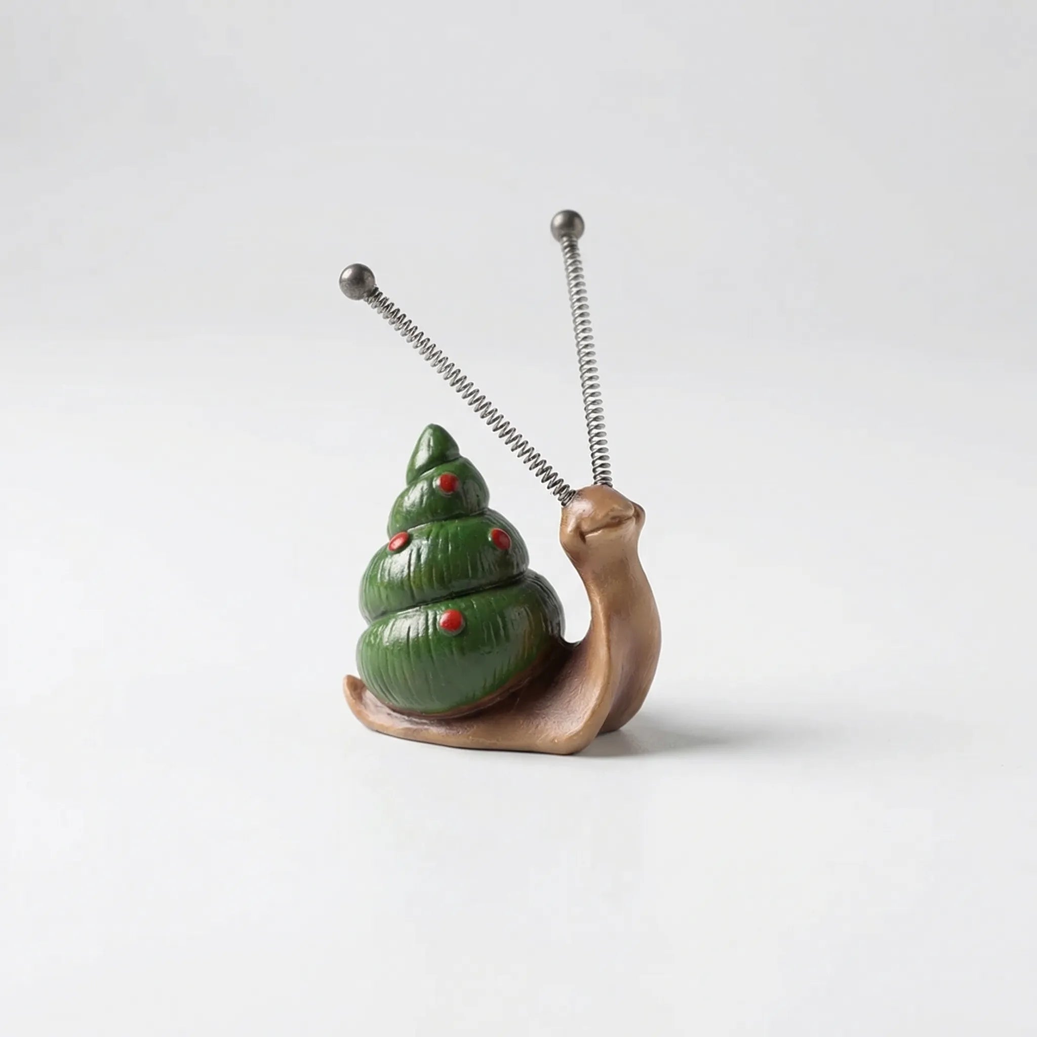 Mini-Schneckenfiguren handgemalt mit Spiralantennen für Blumentöpfe