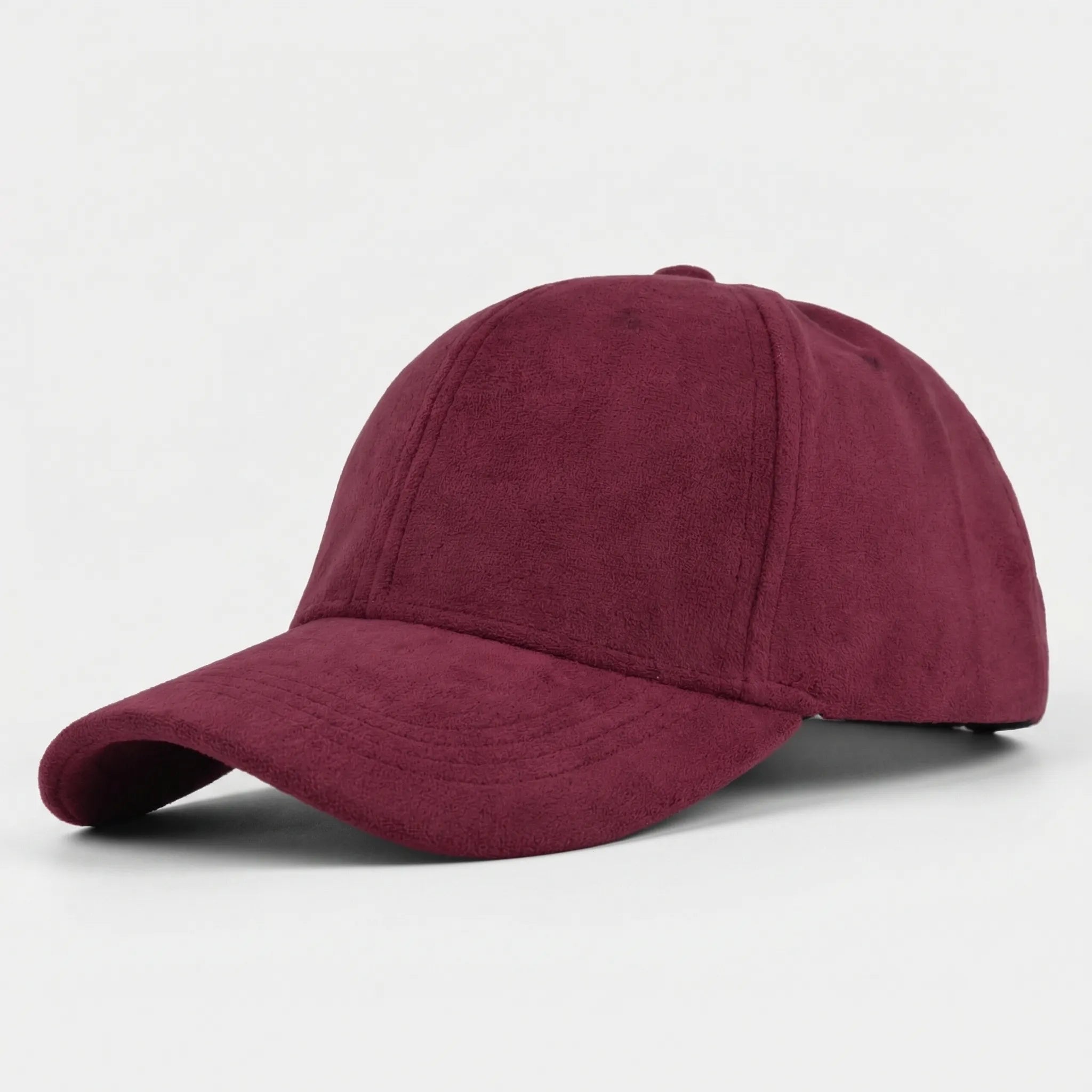 Retro Baseballkappe Wildleder-Optik mit Snapback-Verschluss