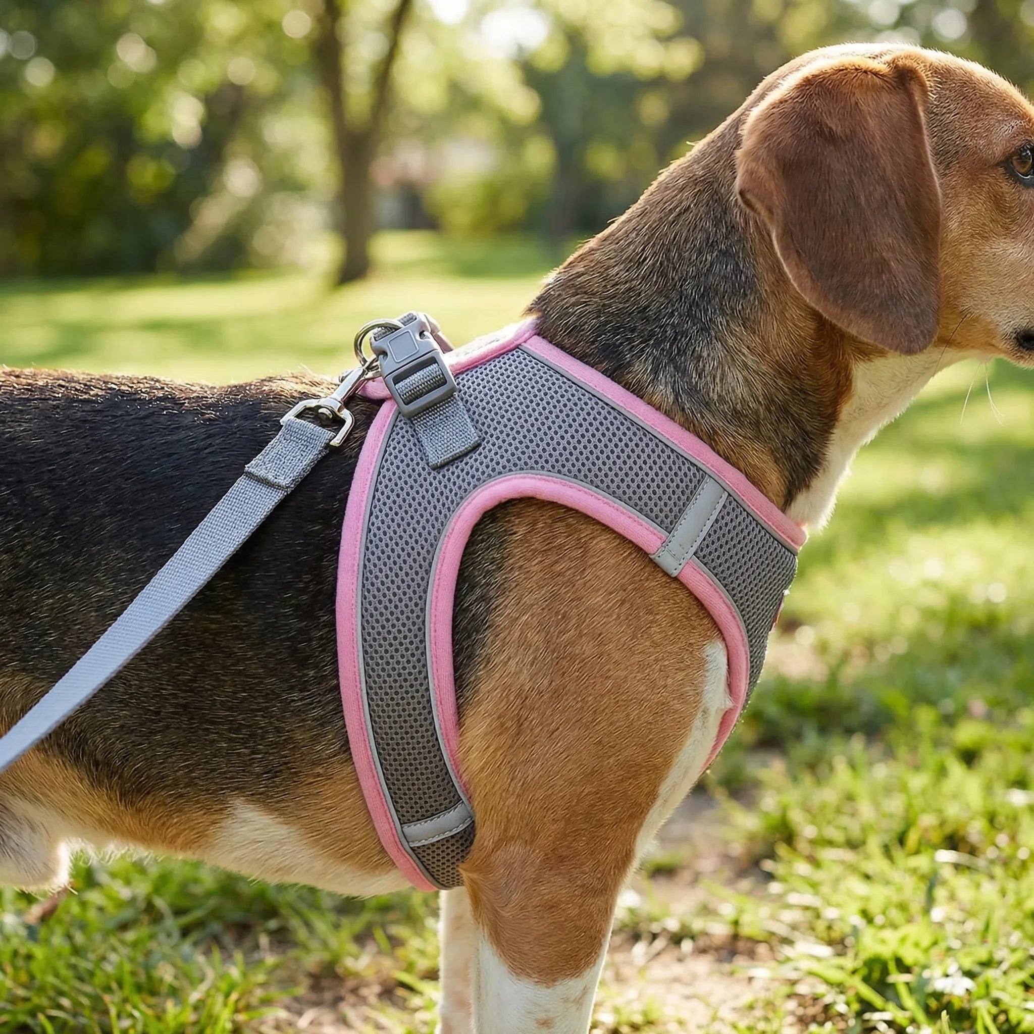 Hundegeschirr Weste mit Leine für kleine Hunde atmungsaktiv
