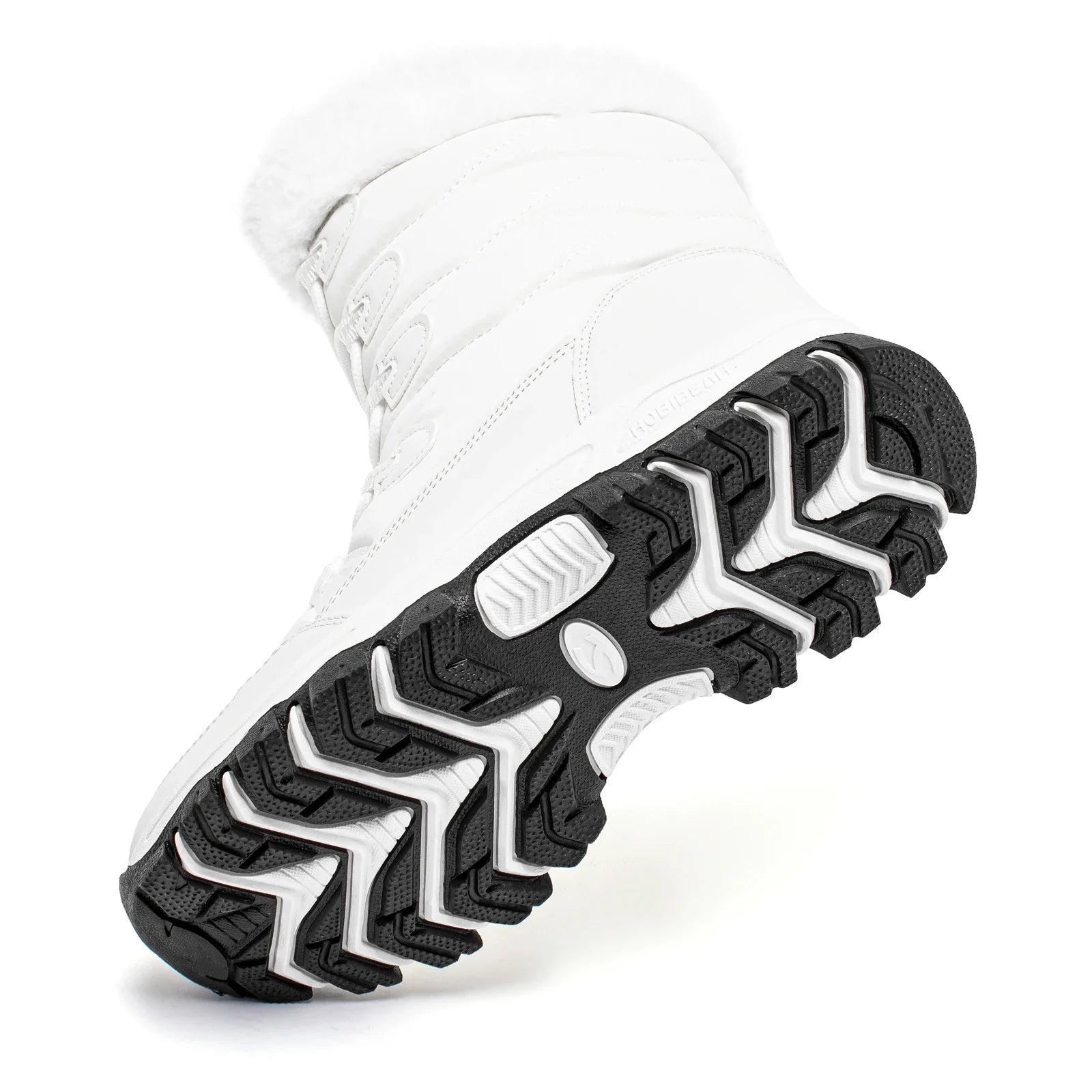 Knöchelhohe Schneestiefel mit Plüsch-Futter und rutschfester Sohle