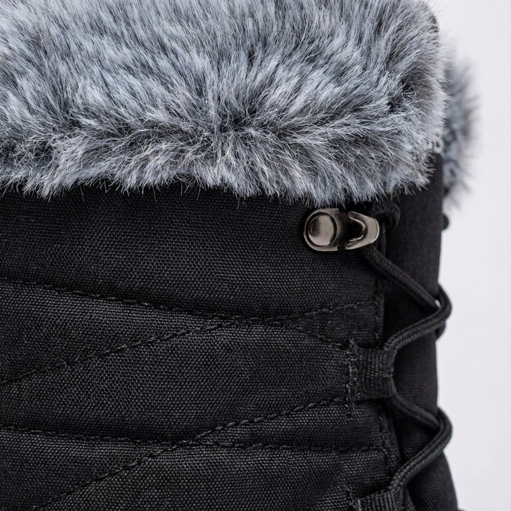Knöchelhohe Schneestiefel mit Plüsch-Futter und rutschfester Sohle