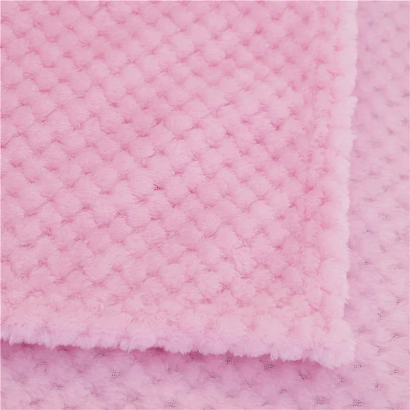 Dicke warme Wurfdecke mit weicher Strickstruktur pilling-resistent