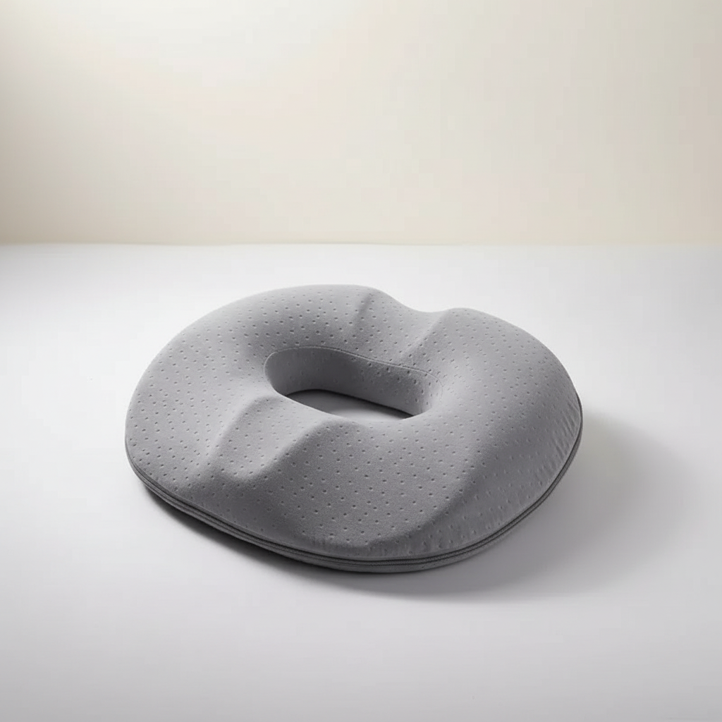 Ergonomisches Sitzkissen mit Memory-Foam-Kern und atmungsaktivem Bezug