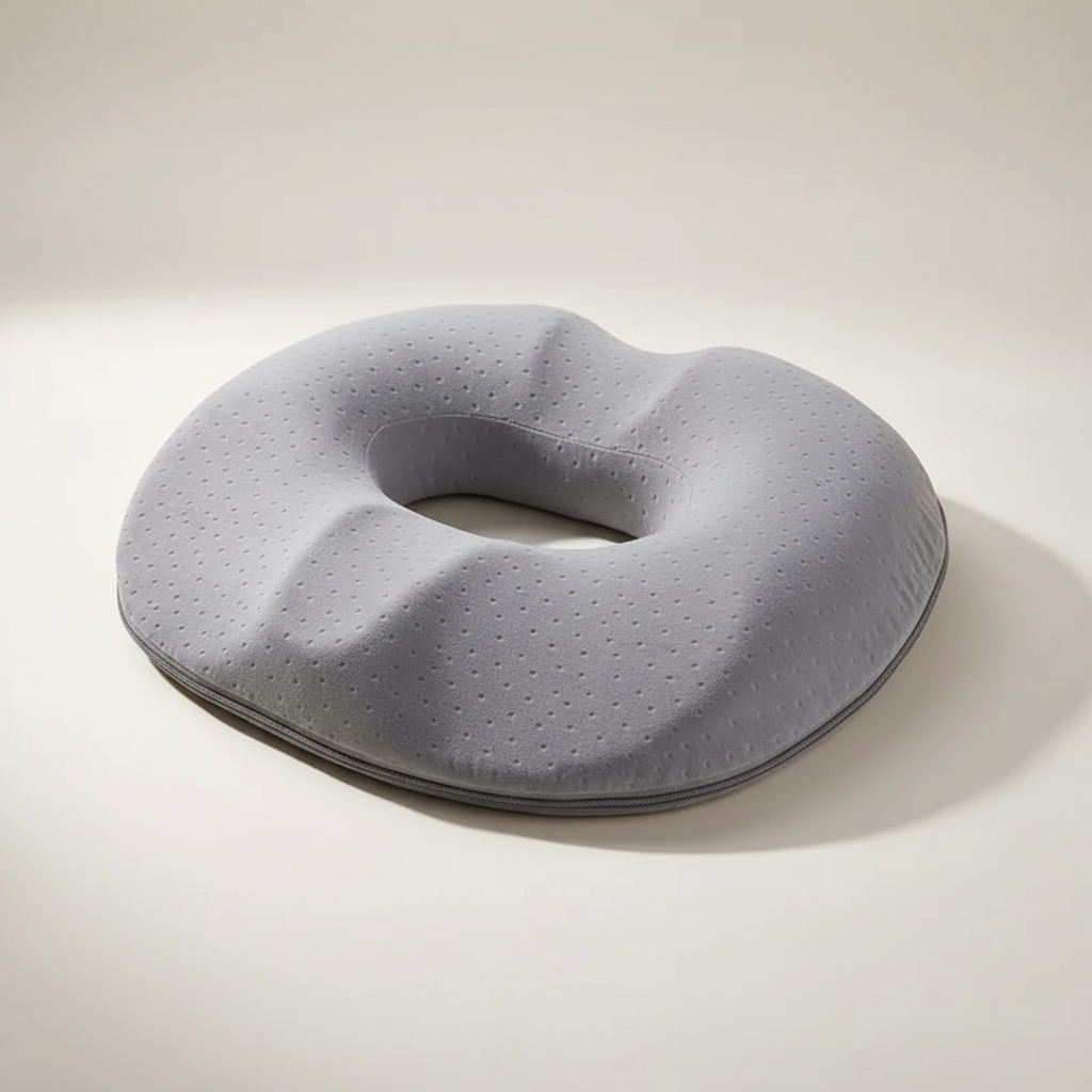 Ergonomisches Sitzkissen mit Memory-Foam-Kern und atmungsaktivem Bezug