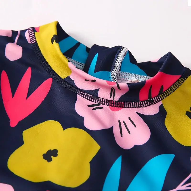 Nordspur | Solaflora Long Sleeve One Piece Swimsuit