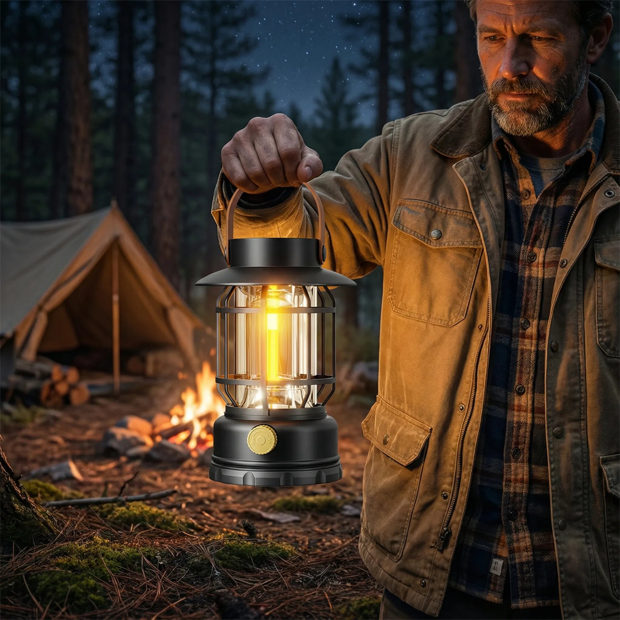 Nordspur | Solantis Portable 360-Degree LED Camping Lantern