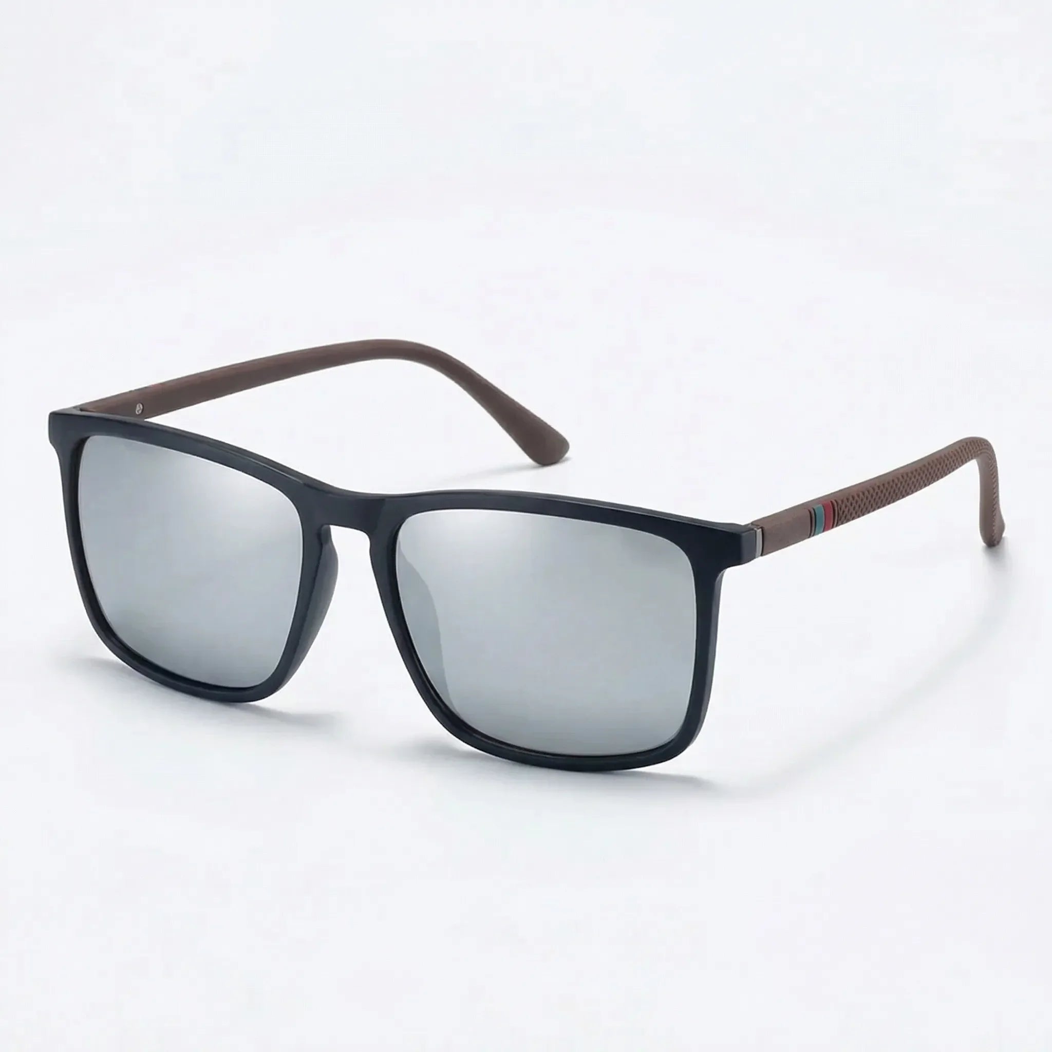 Eckige Herren-Sonnenbrille polarisiert, UV400-Schutz, Fahrbrille