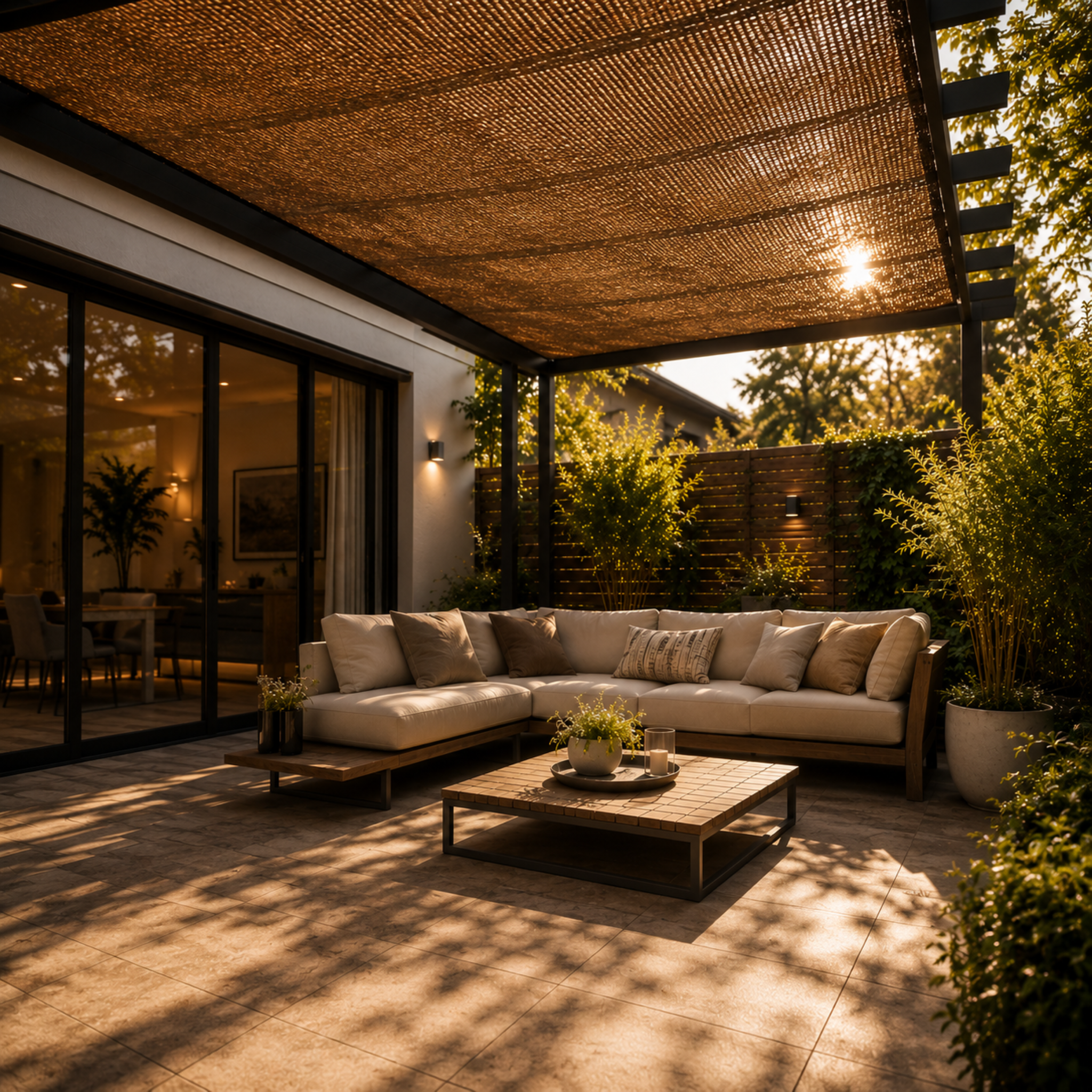 Nordspur | SolariMesh Outdoor-Sonnensegel