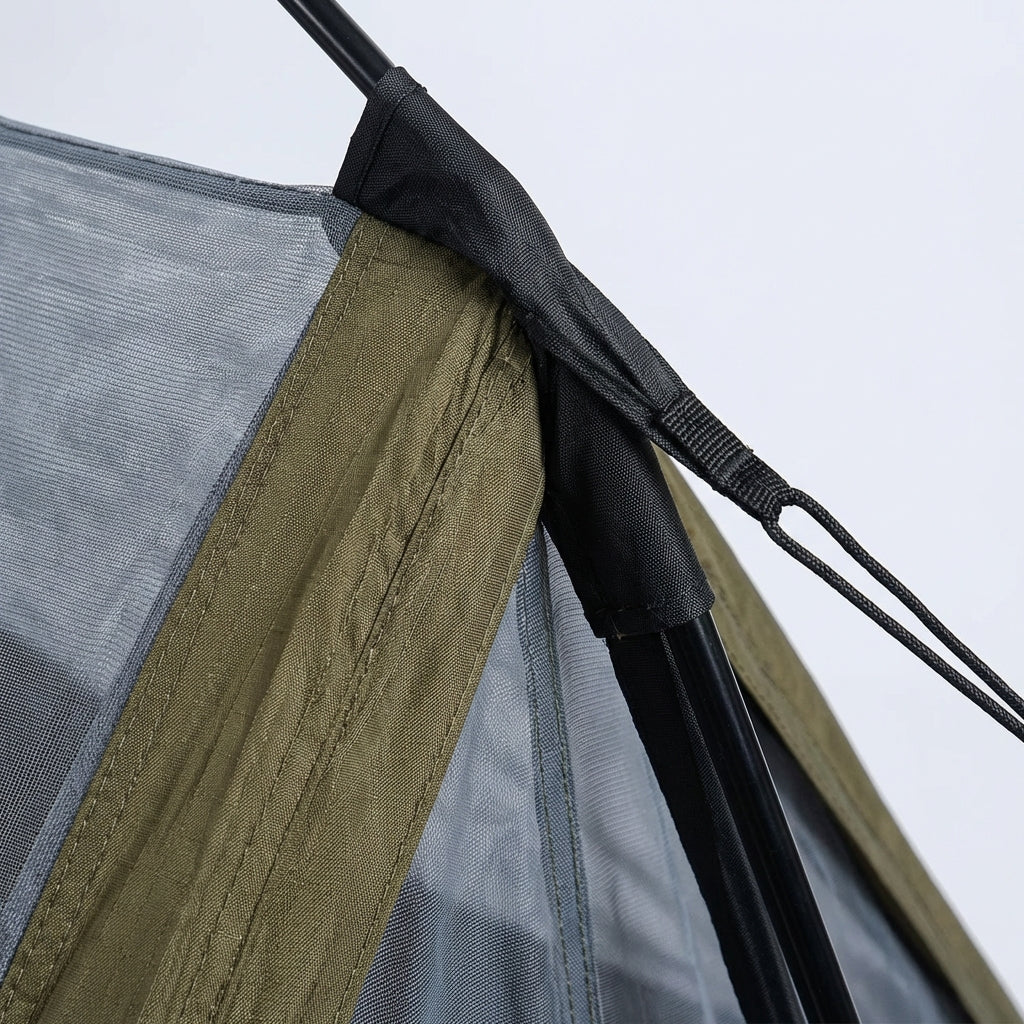 Ultraleichtes Ein-Personen-Zelt mit Mesh für Trekking und Camping