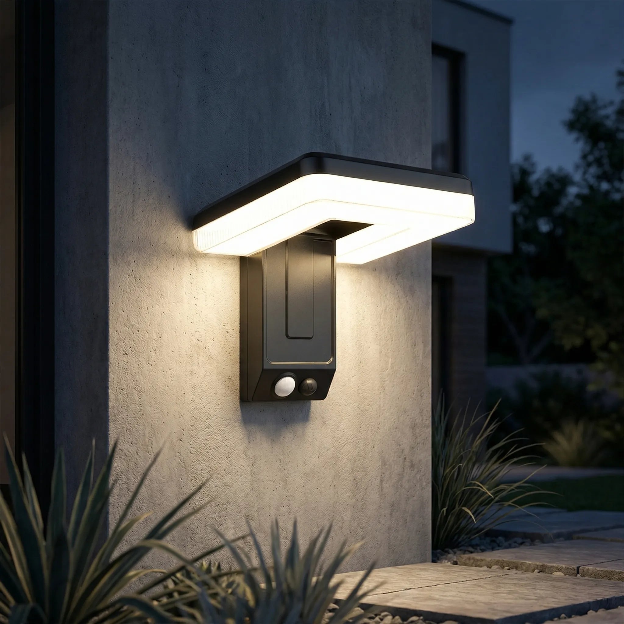 Nordspur | Solufold Foldable Solar-Powered Outdoor Wall Spotlight