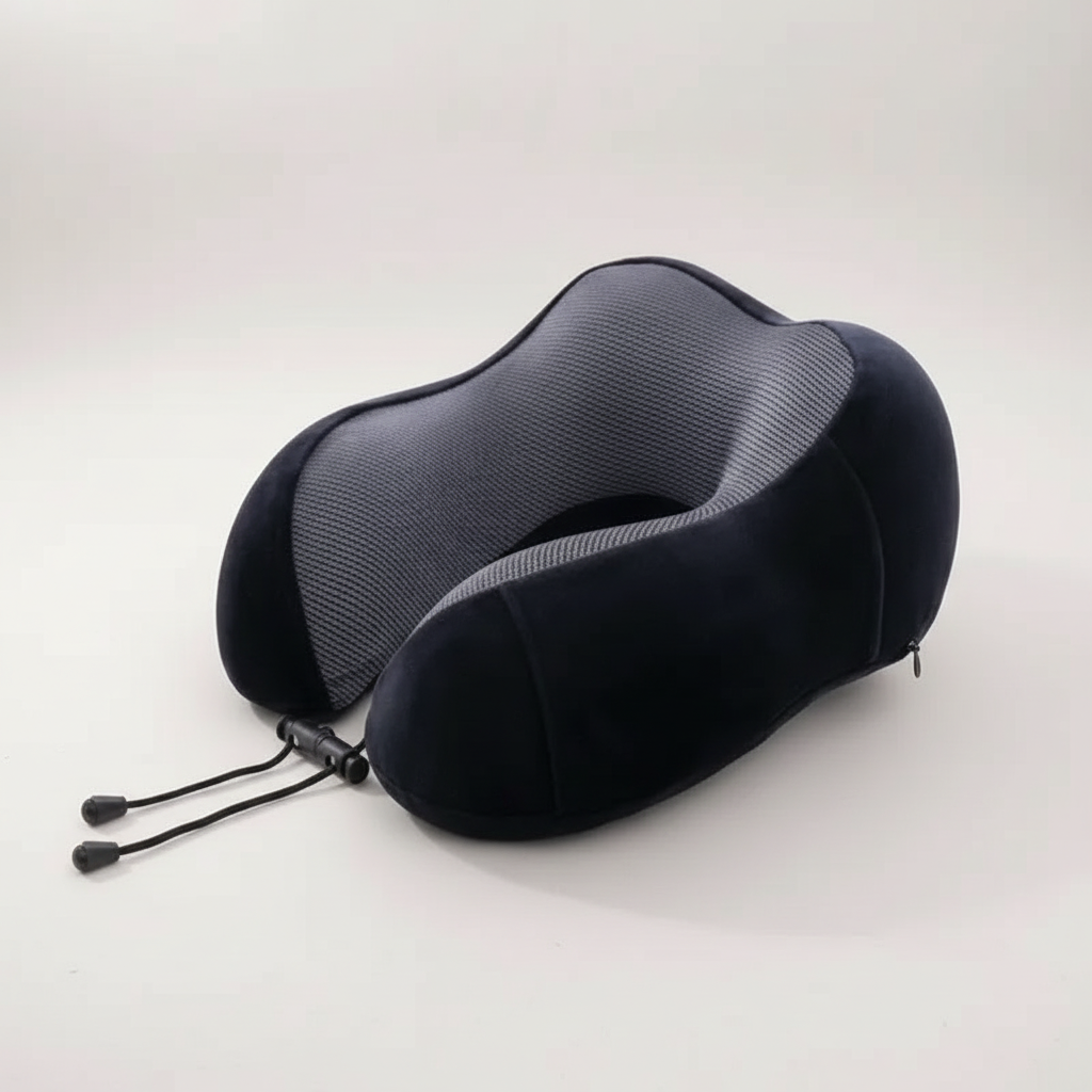 U-förmiges Memory-Foam-Nackenkissen ergonomische Halsstütze Reisekissen