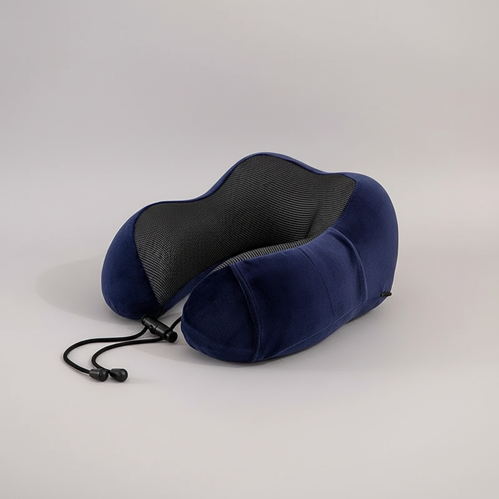 U-förmiges Memory-Foam-Nackenkissen ergonomische Halsstütze Reisekissen