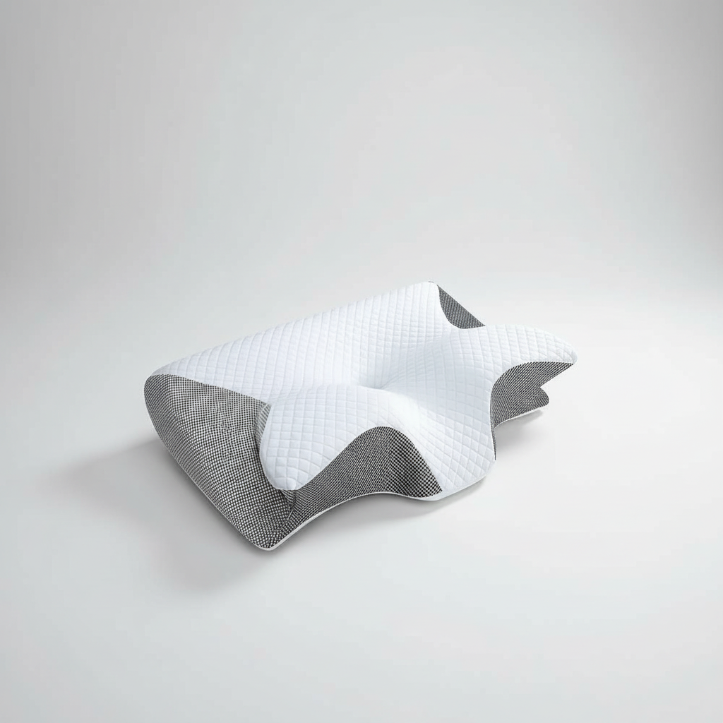 Ergonomisches Nackenkissen mit Memory-Foam Halswirbelstütze