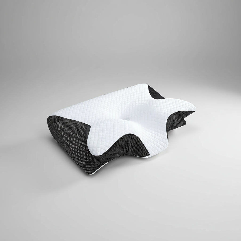 Ergonomisches Nackenkissen mit Memory-Foam Halswirbelstütze