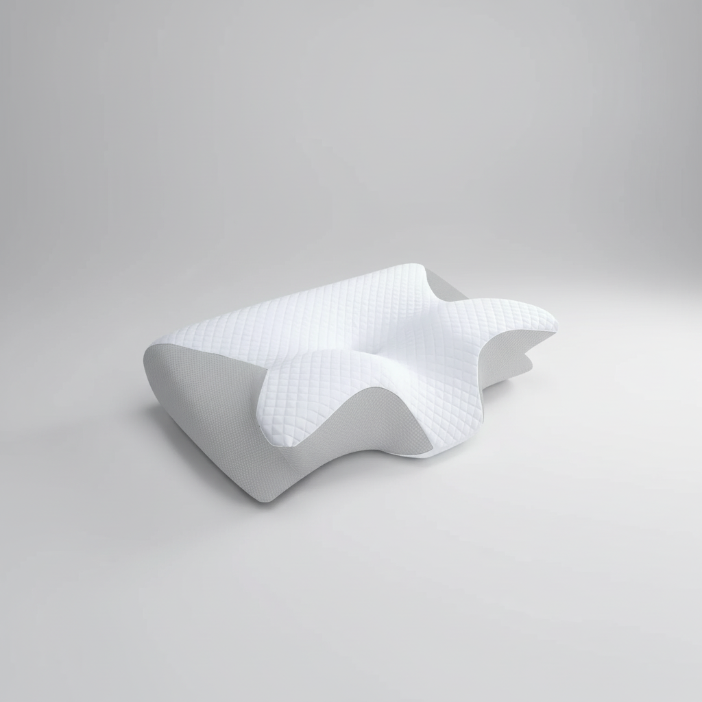 Ergonomisches Nackenkissen mit Memory-Foam Halswirbelstütze
