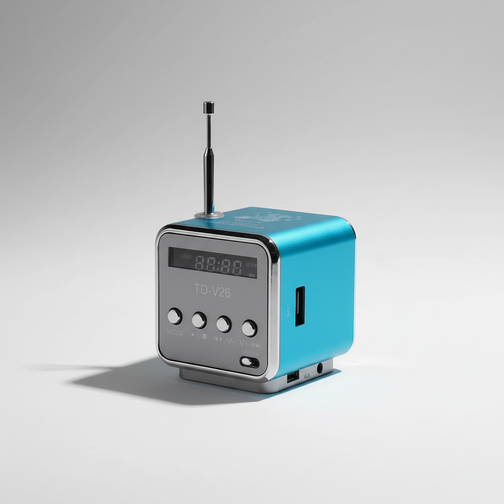 Tragbarer wiederaufladbarer Mini-Lautsprecher mit Bluetooth FM Radio