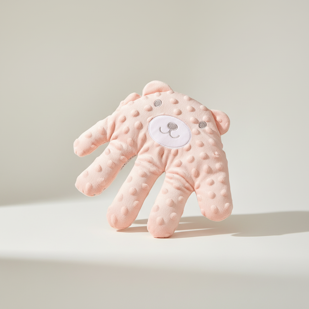 Weiches Säuglings-Druckkissen mit handförmigem Design für beruhigenden Schlaf
