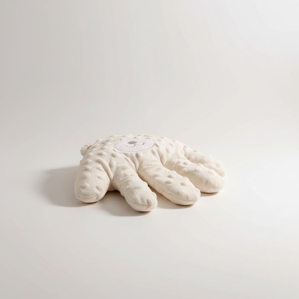 Weiches Säuglings-Druckkissen mit handförmigem Design für beruhigenden Schlaf