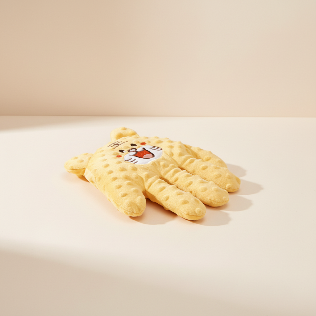 Weiches Säuglings-Druckkissen mit handförmigem Design für beruhigenden Schlaf