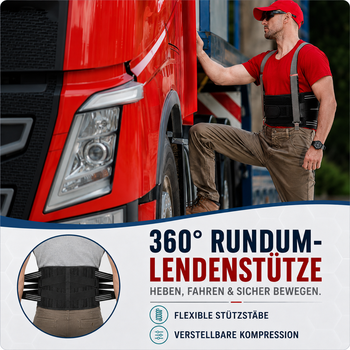 Nordspur | Spineforte Verstellbarer Lendenstützgürtel