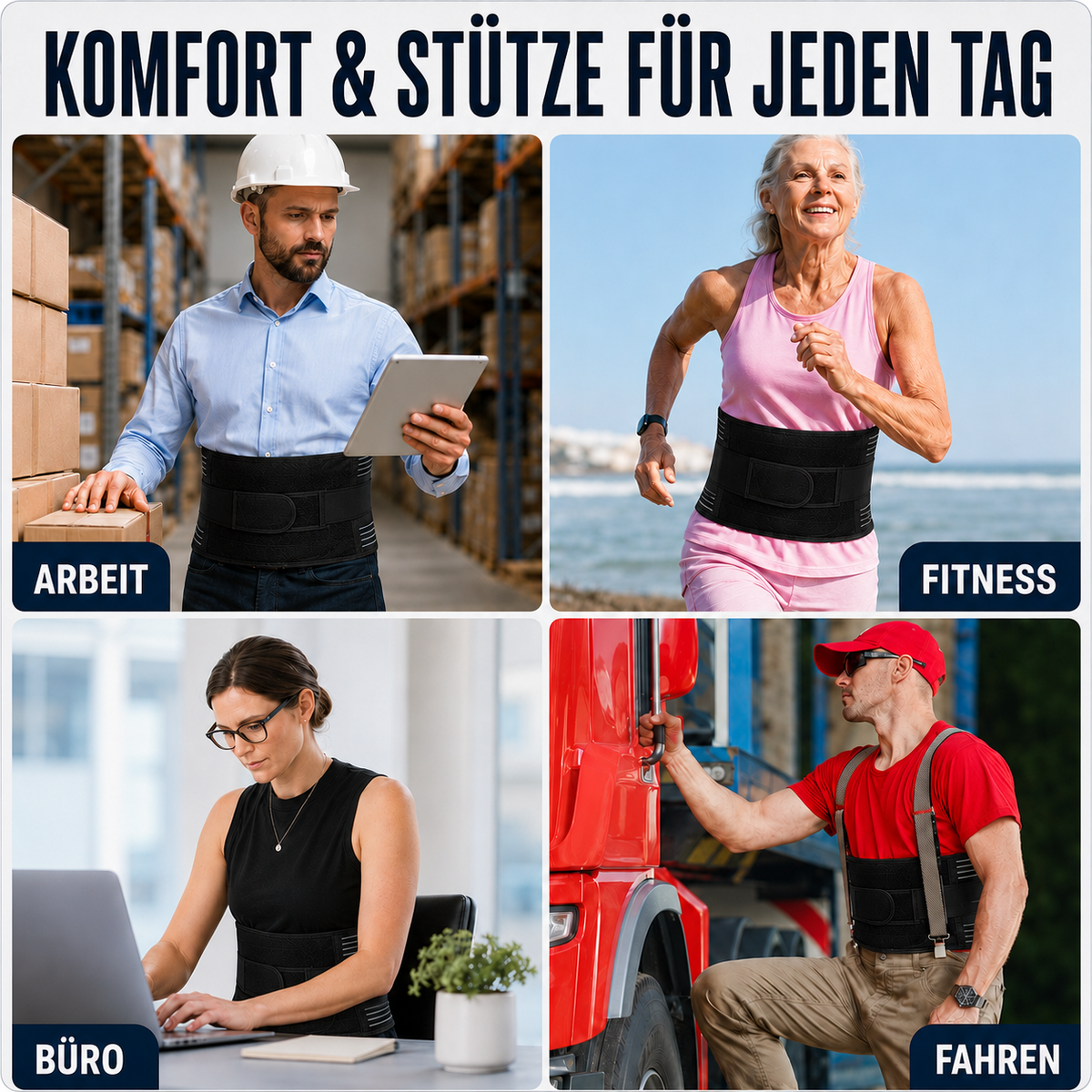 Nordspur | Spineforte Verstellbarer Lendenstützgürtel