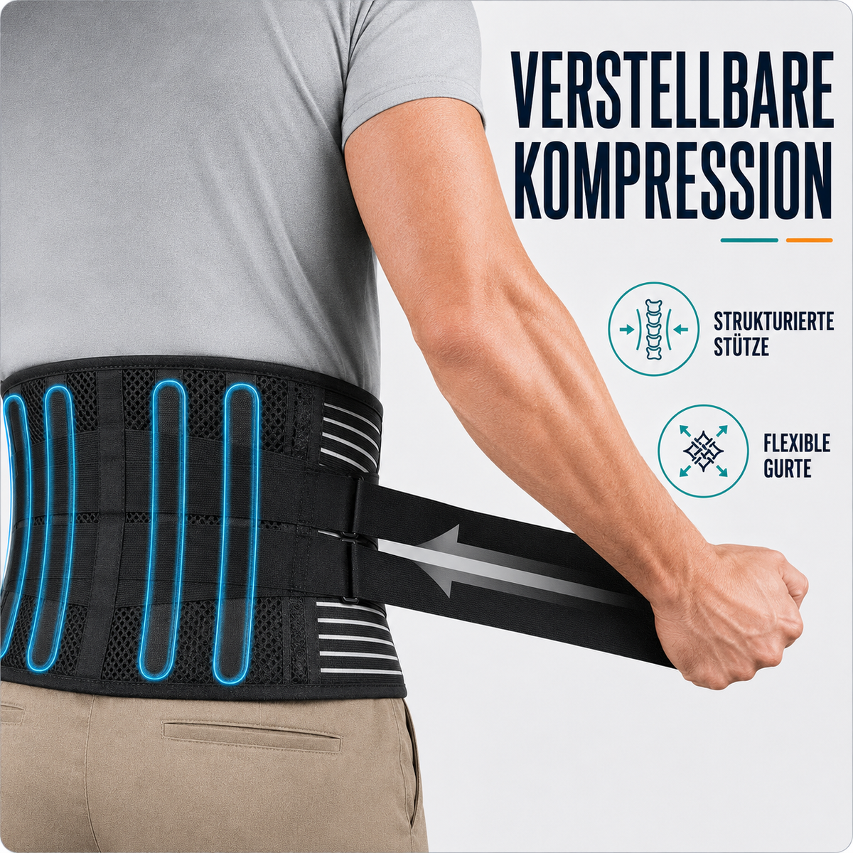 Nordspur | Spineforte Verstellbarer Lendenstützgürtel