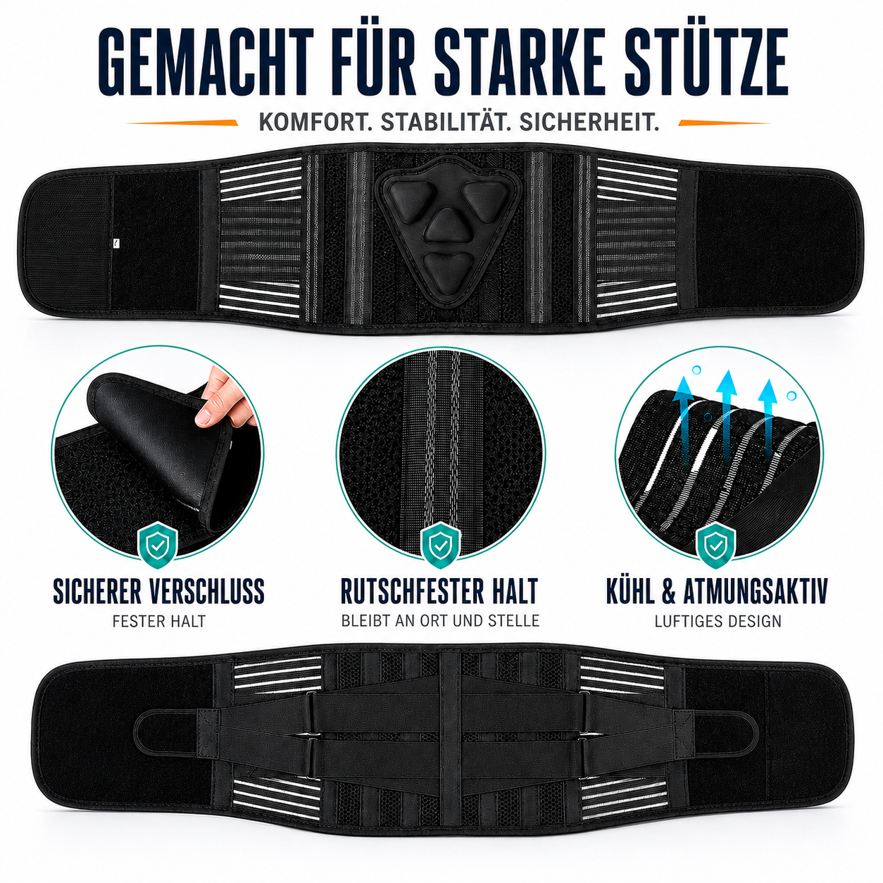 Nordspur | Spineforte Verstellbarer Lendenwirbelstützgurt