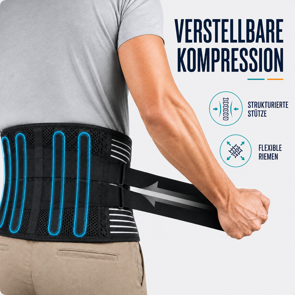 Nordspur | Spineforte Verstellbarer Lendenwirbelstützgurt