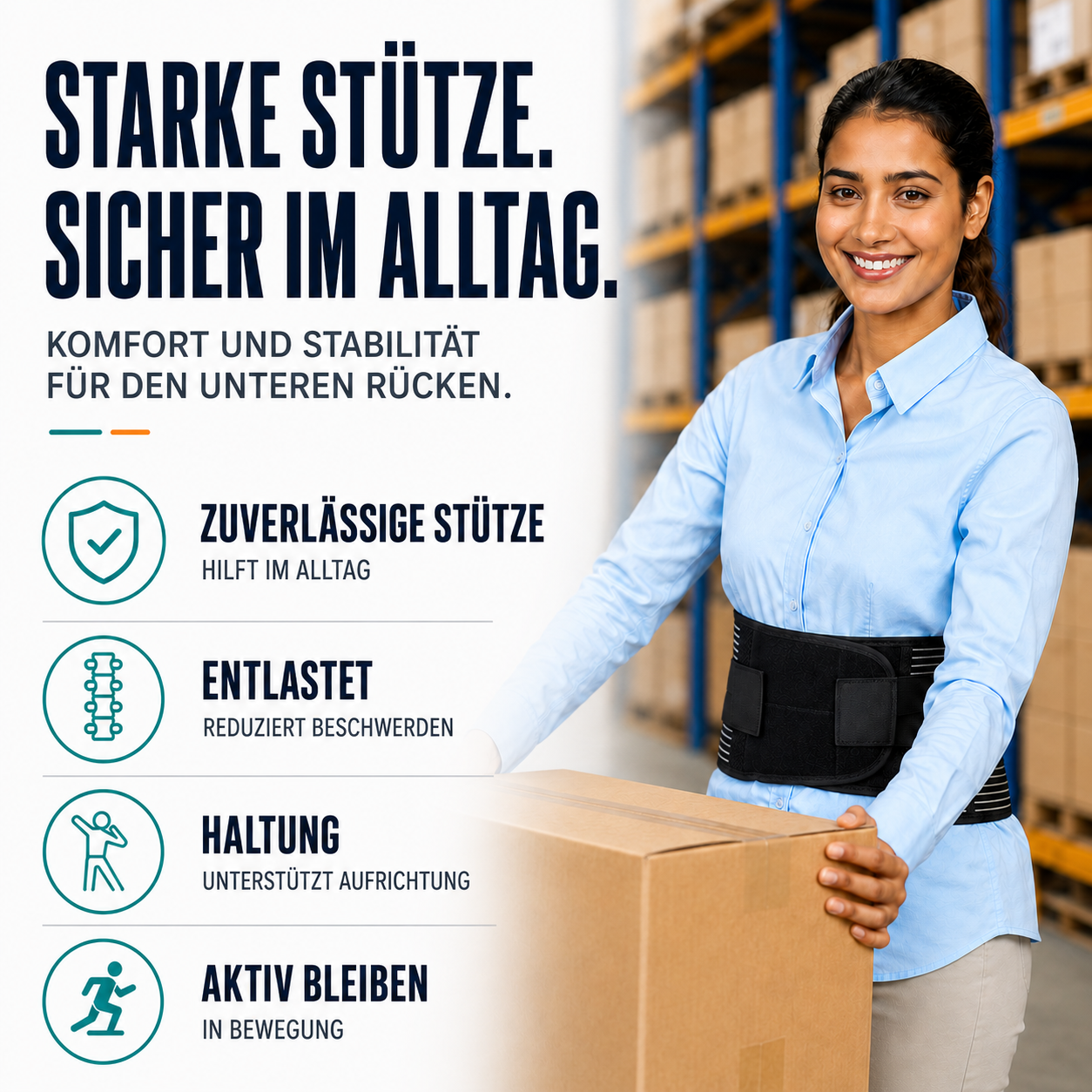 Nordspur | Spineforte Verstellbarer Lendenwirbelstützgurt