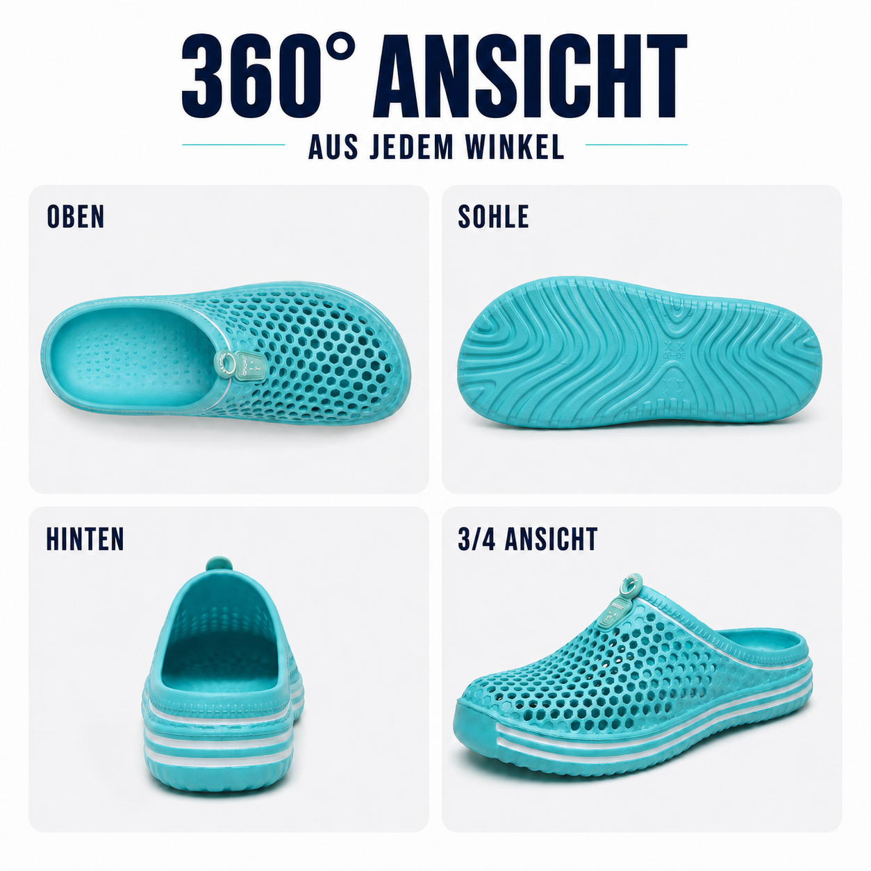 Nordspur | Splashco Hollow-Out Slip-On Wasser-Sandale