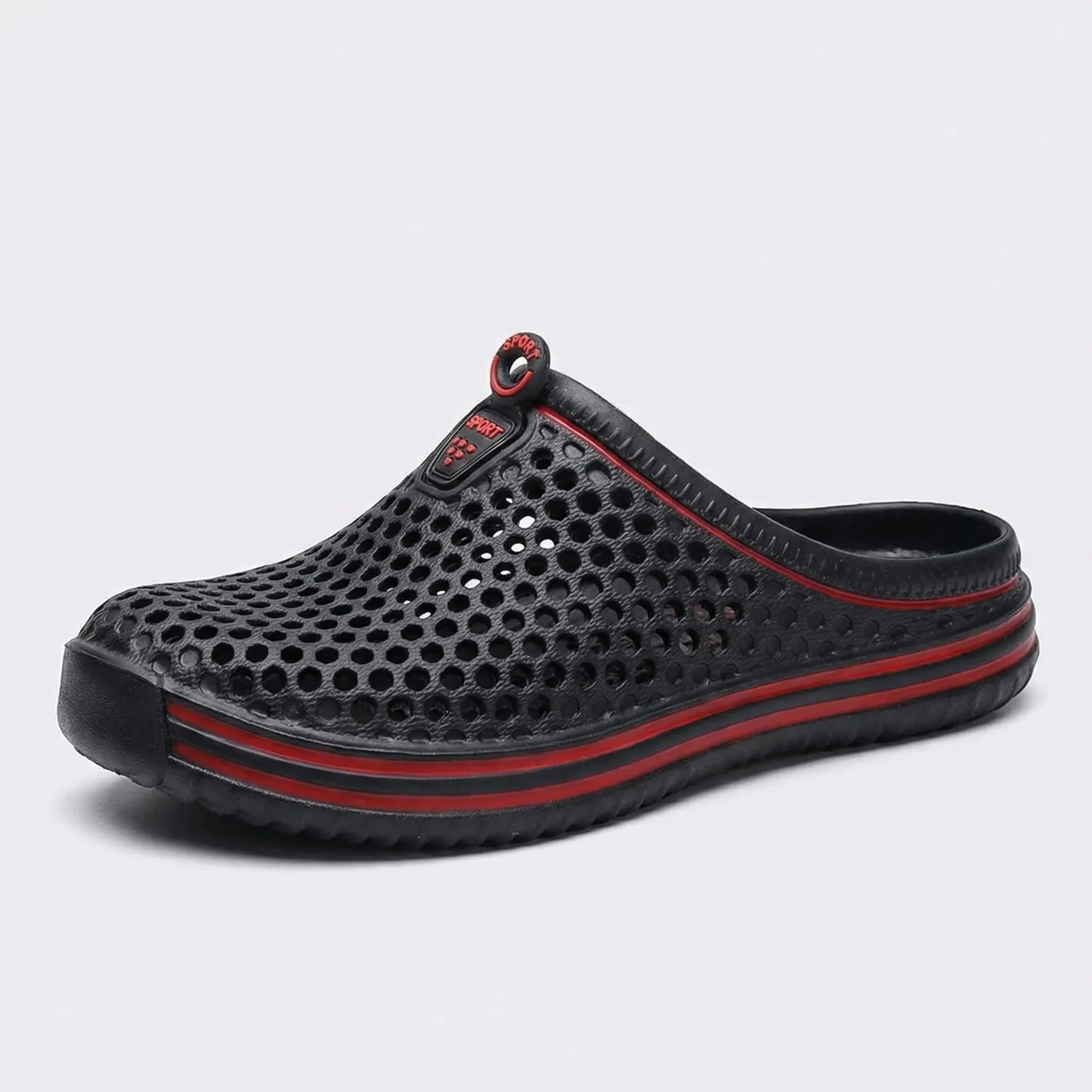 Wasser-Sandale Slip-On perforiertes Design schnelltrocknend