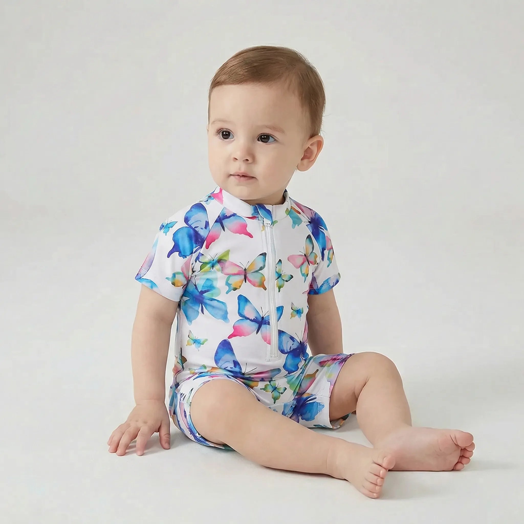 Nordspur | Splashosaur Short Sleeve Zip Romper