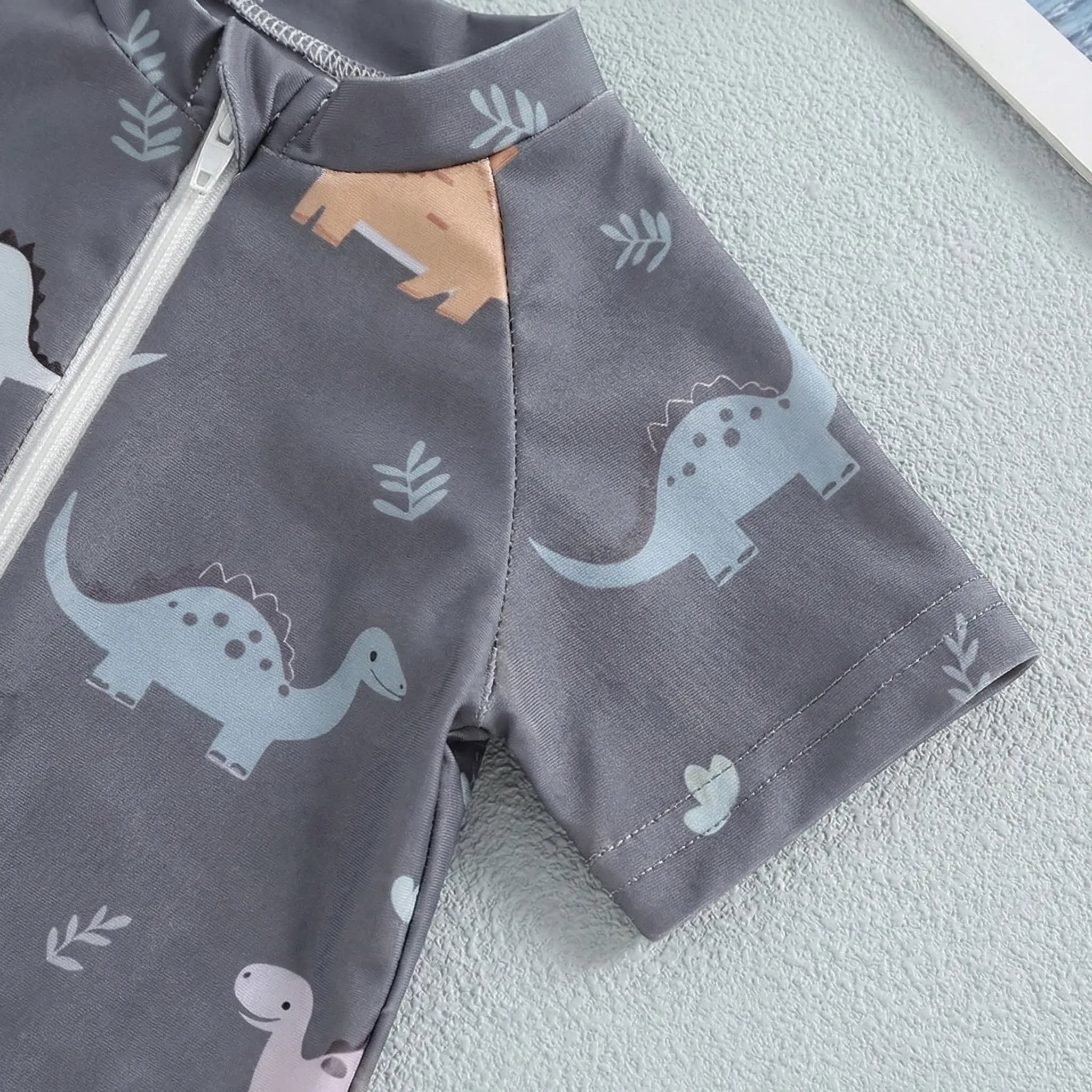 Nordspur | Splashosaur Short Sleeve Zip Romper